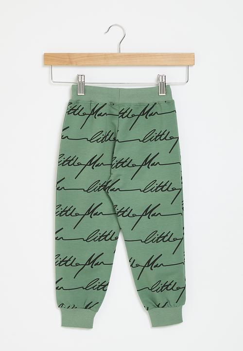Pop Candy - Printed joggers - olive green