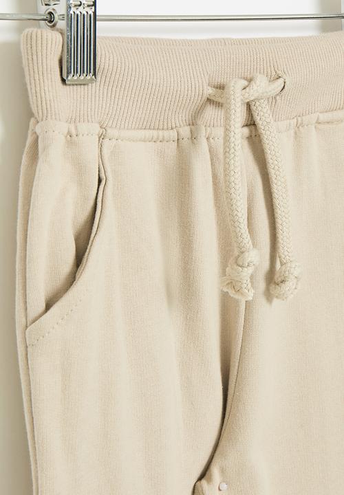 Pop Candy - Printed joggers - beige