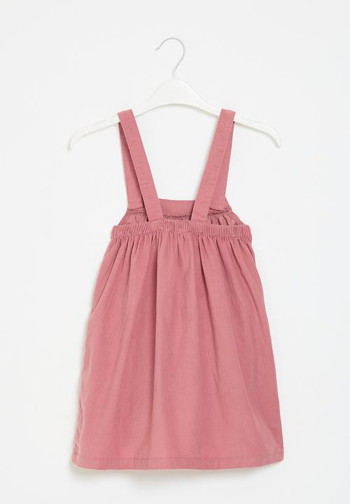 Pop Candy - Printed pinafore dress - blush 