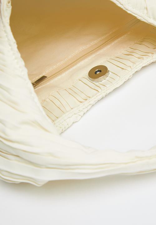 Superbalist - Plisse shoulder bag - cream