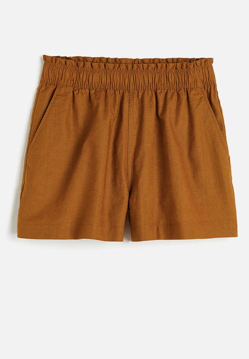 H&M - Linen shorts - brown