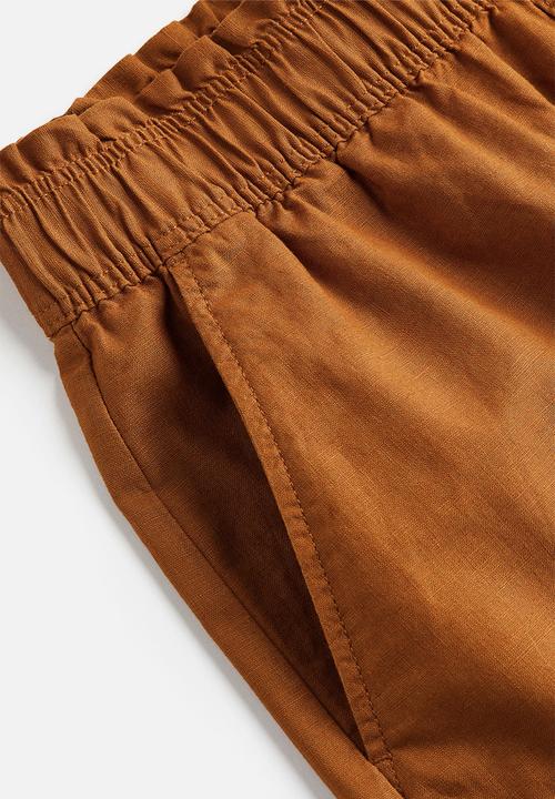 H&M - Linen shorts - brown