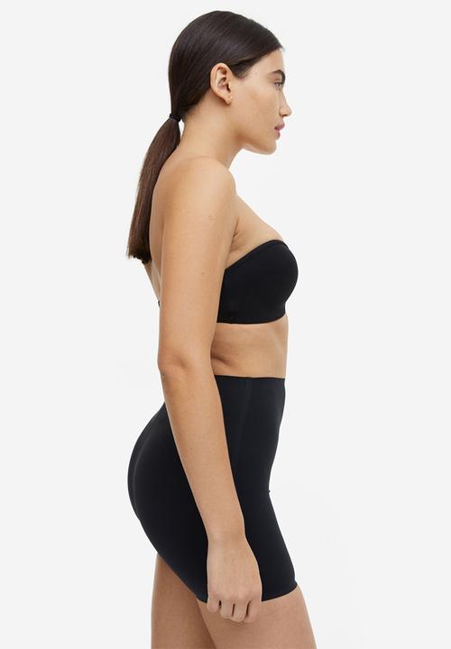 H&M - Jersey push-up balconette bra - black