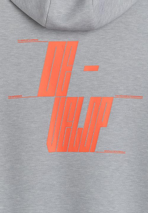 H&M - Drymove™ sports hoodie - grey marl develop