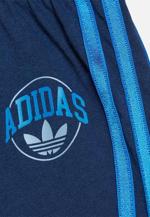 adidas Originals - Short tee set - white & night indigo