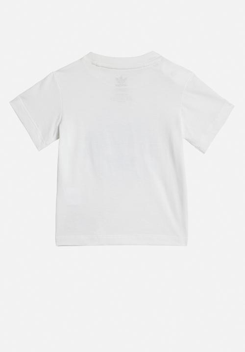 adidas Originals - Short tee set - white & night indigo