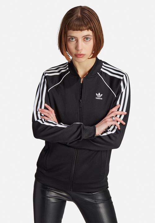 Originals superstar track jacket in black best sale