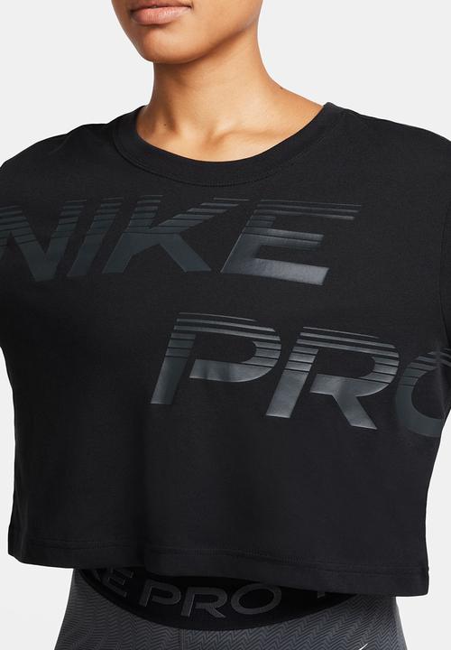 Nike - W nike pro short sleeve - black