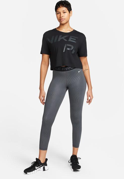 Nike - W nike pro short sleeve - black