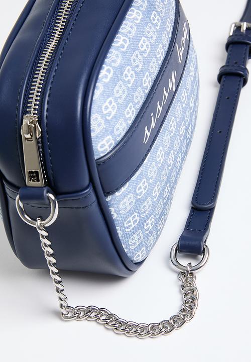 SISSY BOY - Denim camera bag - navy