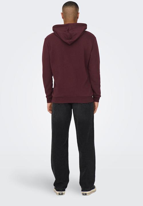 Only & Sons - ONSCeres Hooodie Sweat - Fudge