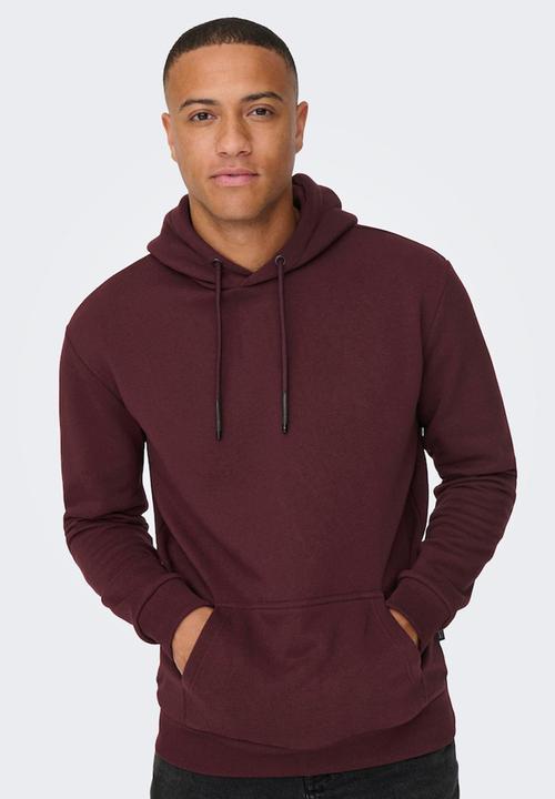 Only & Sons - ONSCeres Hooodie Sweat - Fudge