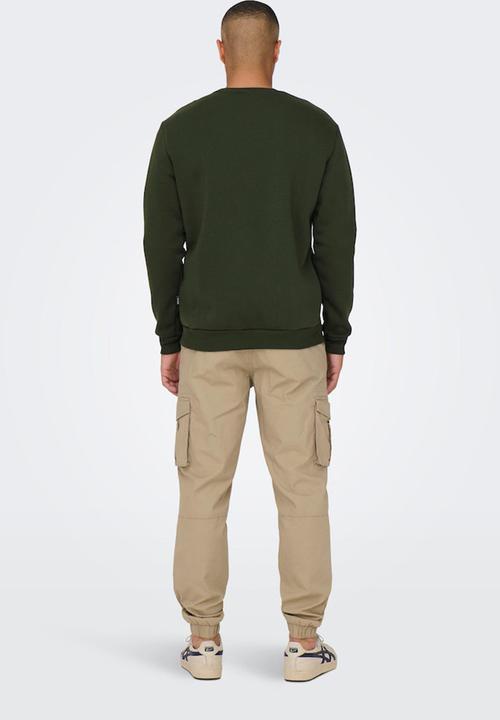 Only & Sons -  ONSCeres Crew Neck - Rosin
