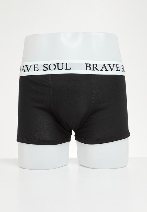 Brave Soul - MBX-648ORG 3 pack - black