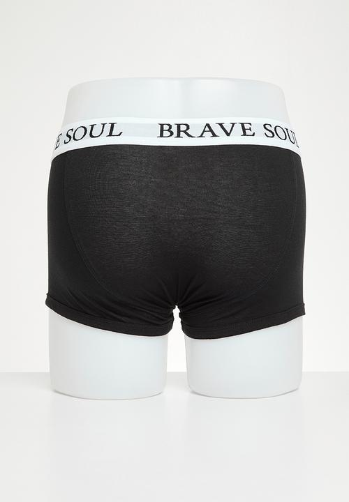 Brave Soul - MBX-648ORG 3 pack - black