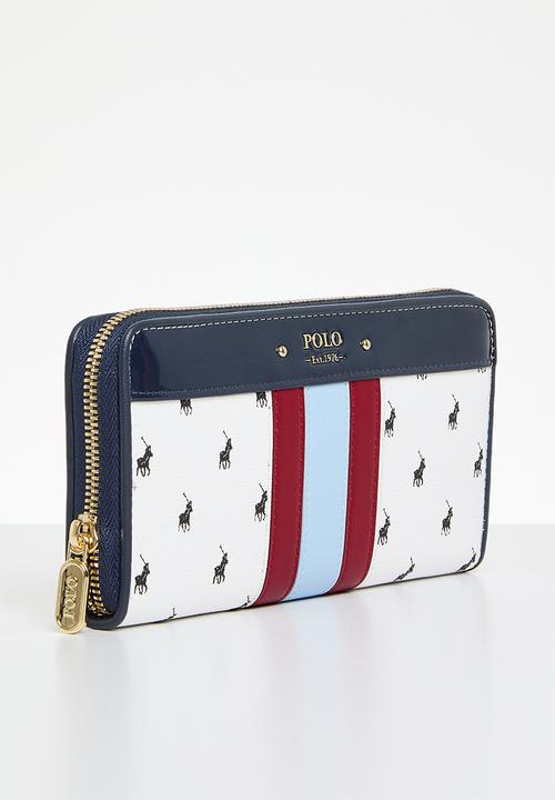 POLO - Manhattan zip around purse - navy