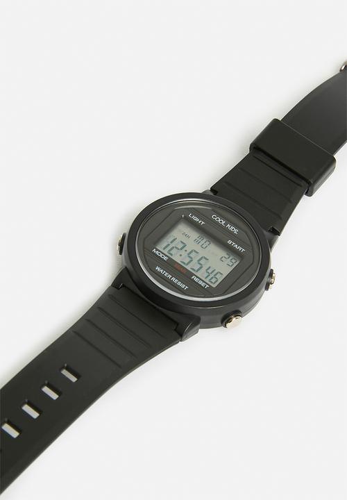 Cool Kids - Track digital 50m watch - black