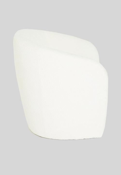 Sixth Floor - Bodi sherpa occasional chair - white