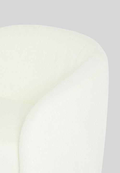 Sixth Floor - Bodi sherpa occasional chair - white