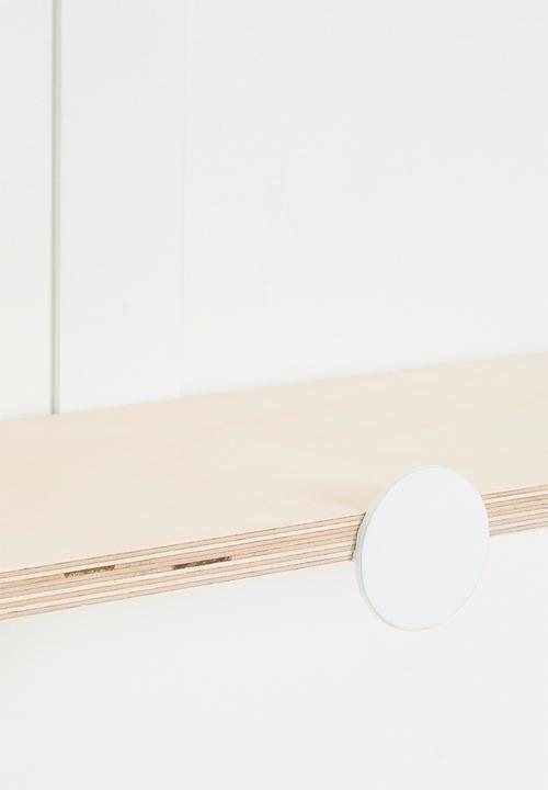 Native Decor - Calire wall mounter shelf-white
