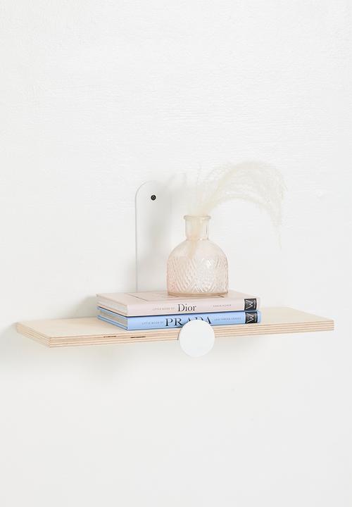 Native Decor - Calire wall mounter shelf-white