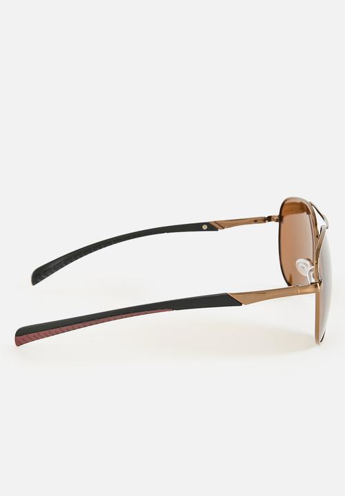 Lark & Crosse - Kevin aviator sunglasses - brown