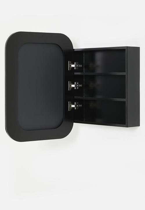 Native Decor - Wall mounted  bathroom cabinet - black