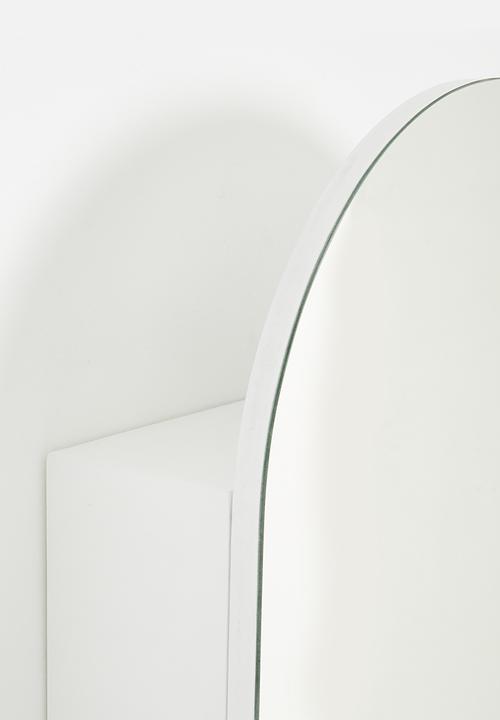 Native Decor - Wall mounted pill bathroom cabinet - white
