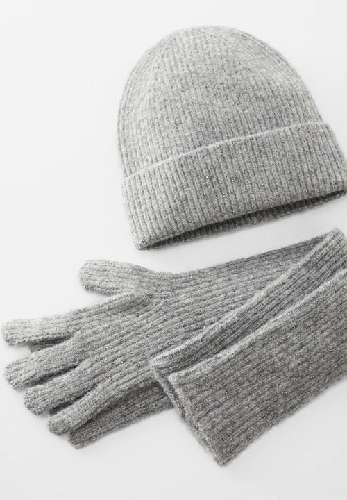 MANGO - Hat skyler - medium gray