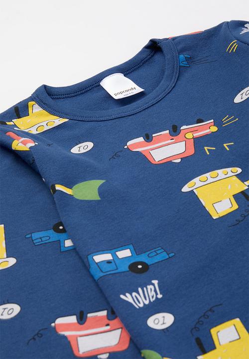 Pop Candy - Printed pj set - blue