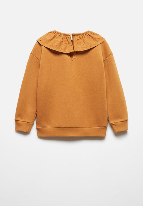 MANGO - Sweatshirt olivia - ochre