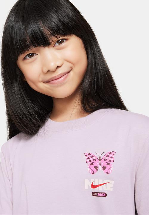 Nike - G Nsw Tee Boy Max Butterfly - Platinum Violet