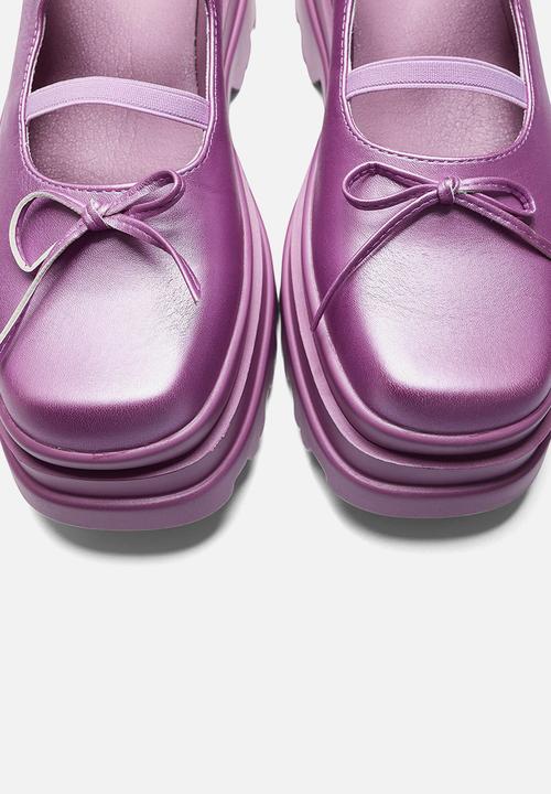 Koi Footwear - Snow doll trident mary jane - purple shine