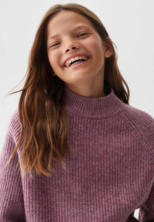 MANGO - Sweater tessa - mauve