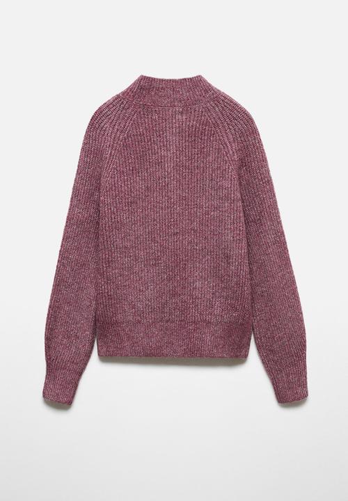 MANGO - Sweater tessa - mauve