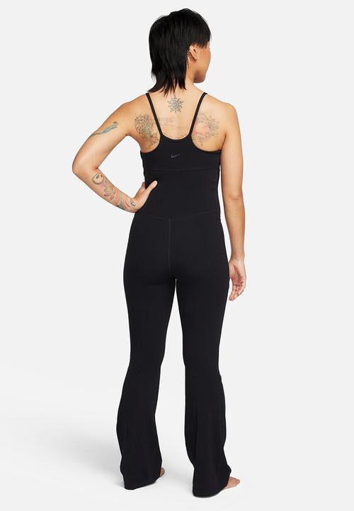 Nike - Nike Zenvy Women's Dri-FIT Full-Length Flared Bodysuit - Black