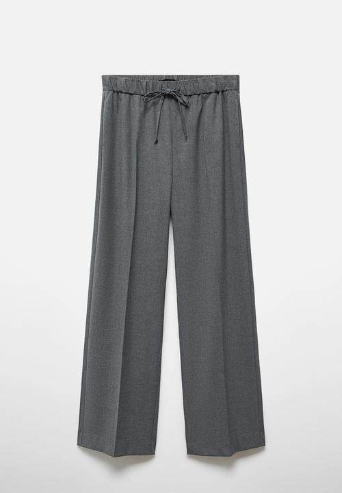 MANGO - Plus trousers lazy - medium gray