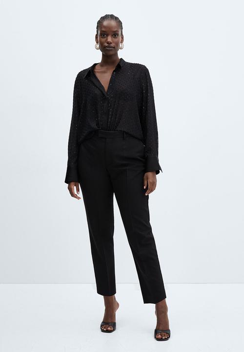 MANGO - Plus shirt glin - black