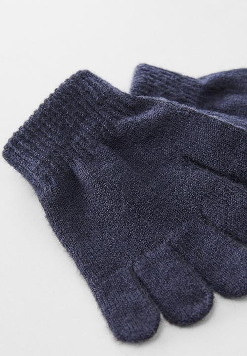 MANGO - Gloves glenng - navy
