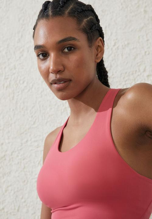 Cotton On - Ultra luxe active tank - winter red