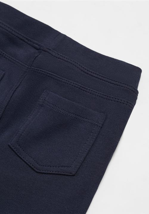 MANGO - Leggings terry - navy