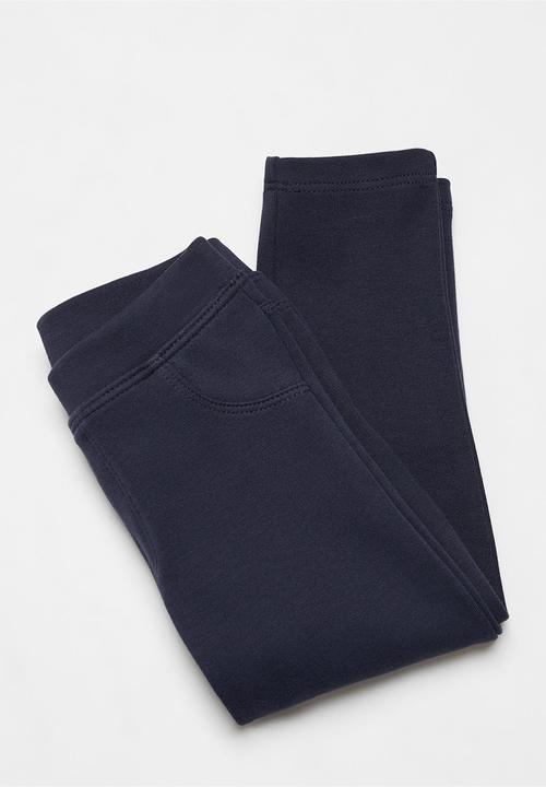 MANGO - Leggings terry - navy