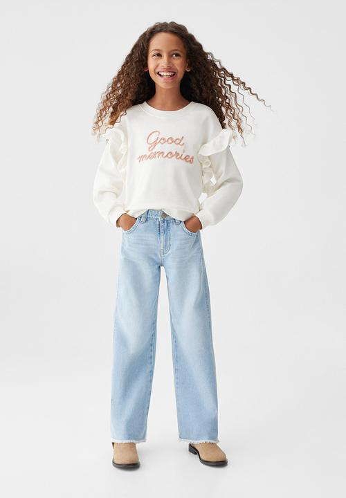 MANGO - Jeans gim - light denim