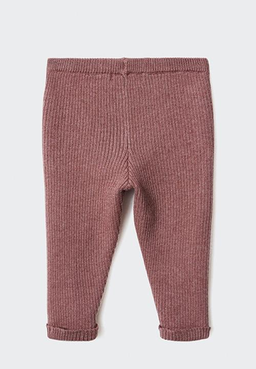MANGO - Trousers alex - bordeaux