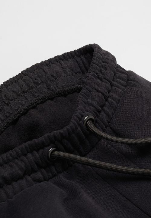 MANGO - Trousers warm - black