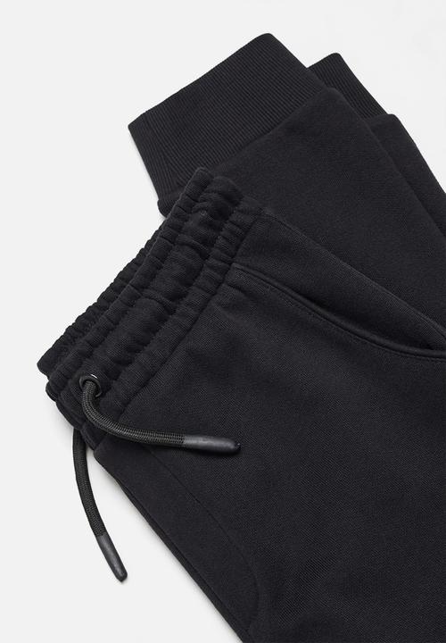 MANGO - Trousers warm - black