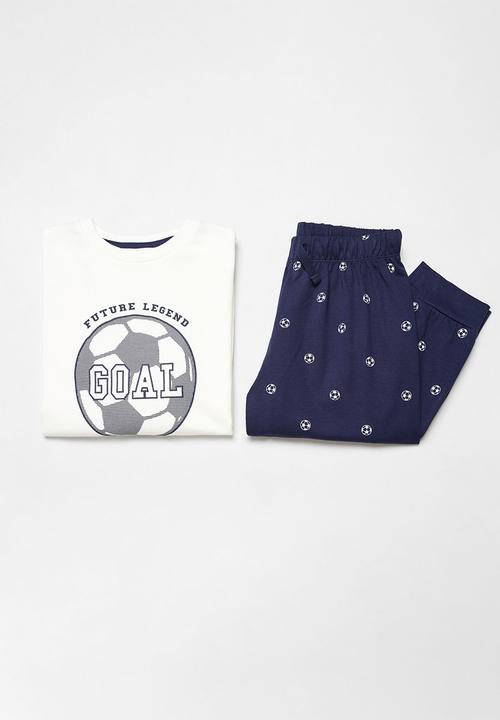 MANGO - Pijama pack goal - navy