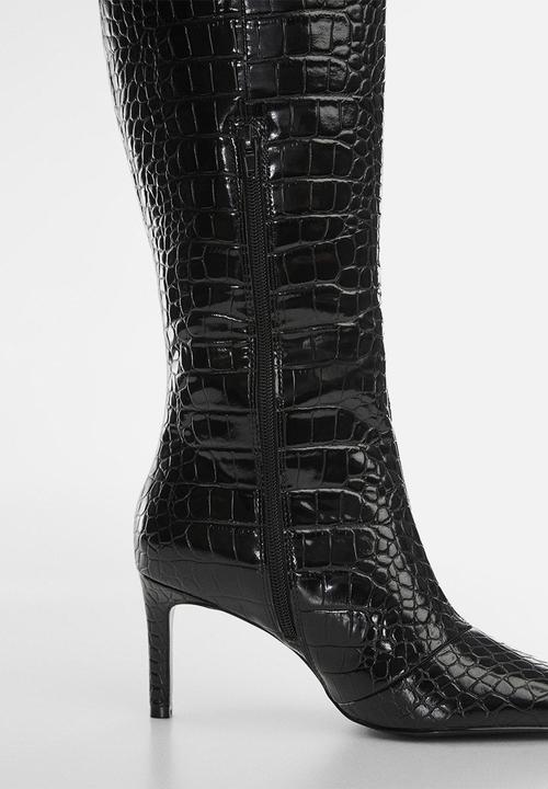 MANGO - Avatar over the knee boot - black