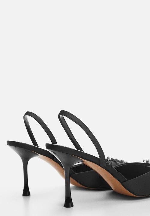 MANGO - Row-a slingback court - black