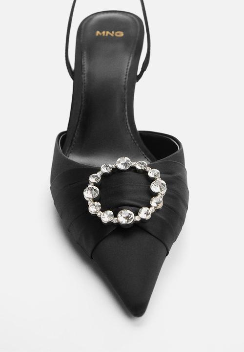 MANGO - Row-a slingback court - black